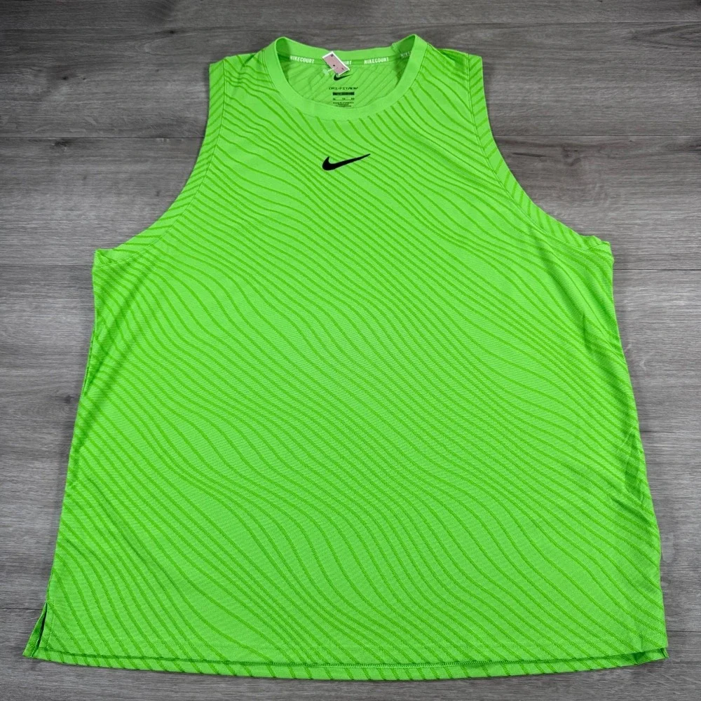 Nike Mens Melbourne Court Dri-FIT Advantage Slam Tennis Tank IB1052-307 Sz XL